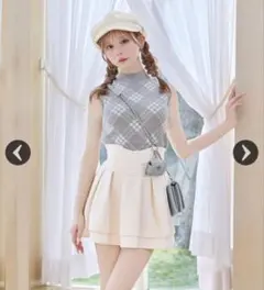 Mサイズ 殿堂入り!!美脚になれるスカート♡（インナーパンツ付） アイボリー