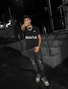 US UKドリル ダメージジーンズ ヒップホップ ラッパー ブラック y2k