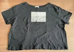 earth music&ecology ルーズフィットTシャツ ブラック