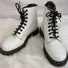 ドクターマーチン　ホワイトレザー ドクターマーチンスタイルブーツ　26.5cm