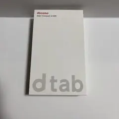 【新品】docomo dtab Compact d-02K 本体　ゴールド