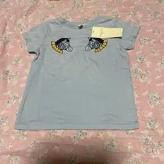 Samansa Mos2 Lagom 半袖Tシャツ　シマウマ　１００センチ