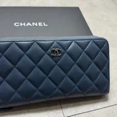CHANEL シャネル ココマーク ラウンド ファスナー ウォレット 長財布