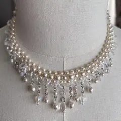 Plus Vendome プラスヴァンドーム パール風ネックレス 箱付き　美品