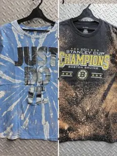 XL 2枚 Tシャツセットusaアメリカ輸入古着 まとめ売りスポーツストリート系