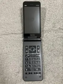 GRATINA KYF42 ブラック折りたたみ式携帯電話