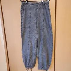 GU コクーンジョガープルオンパンツ 　グレー　XL