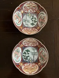 古伊万里　伊万里　大聖寺伊万里　花の図　蔵出し　　江戸期　１客 古伊万里 金彩色絵桐に鳳凰図花文大皿 径一尺八寸オーバー 江戸