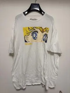 た*か様 00's セーラームーン Tシャツ 古着 アニメT ホワイト 2XL