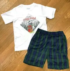 やや難あり　コロンビア　Tシャツ➕ハーフパンツ　セット　S（8） 130