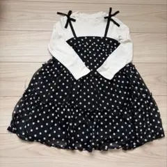 プティマイン　ティアードワンピース　110