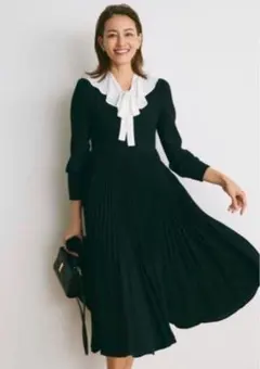 CELFORD セルフォード ボウタイプリーツワンピース