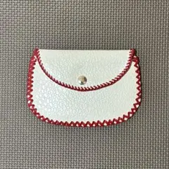 もか様専用 かさばらないお財布ポーチ インド刺繍ダマスク柄ブラック