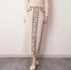 ★限定値下げ★euw／side rib jacquard knit skirt