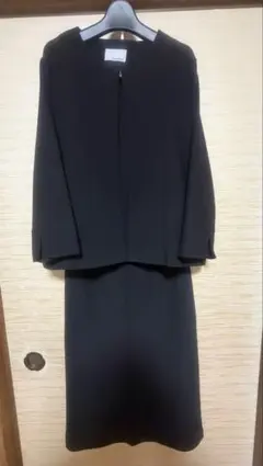 ブラック スカートスーツ M