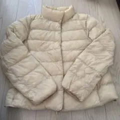 UNIQLO ULTRA LIGHT DOWN ダウンジャケット S アイボリー