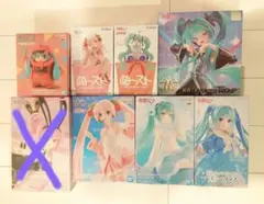 箱入未開封/匿名配送】初音ミク フィギュア 8点セット まとめ売り