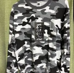 THE BLACK EYE PATCH カモフラージュ ロングスリーブシャツ S