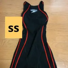 Speedo レディース 競泳水着 ブラック レッド　SSのサムネイル