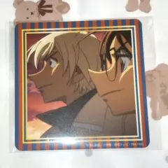 【名探偵コナン】コナンランド コースター 安室透＆江戸川コナン