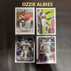 topps オジー・アルビーズ選手　カードセット