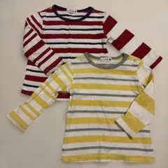 branshes ストライプ長袖Tシャツ 80cm