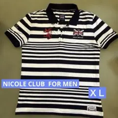 Admiral× NICOLE CLUB FOR MEN の別注ポロシャツ ＸＬのサムネイル