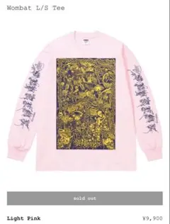 Supreme Wombat L/S Tee "Light Pink"