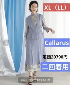 結婚式　体型カバードレス　XLフォーマル　花柄ワンピース　オケージョン　カラルス