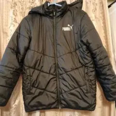 PUMA フード付き黒ジャケット　160