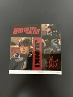 JO1 WHERE DO WE GO 初回A 封入　ステッカー 河野　⭐︎