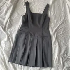 プリーツジャンパースカート