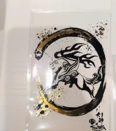 アマテラス 墨絵金箔ポストカード 渋谷ツタヤ 大神 - メルカリ