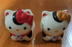 陶器製 ハローキティ箸置き2個セット サンリオ