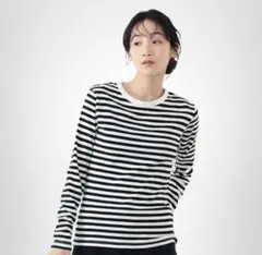 BEAMS BOY フライス 1cm ボーダー Tシャツのサムネイル