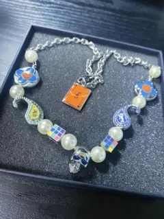 Cross Flower Smiley Necklace / SALUTEのサムネイル