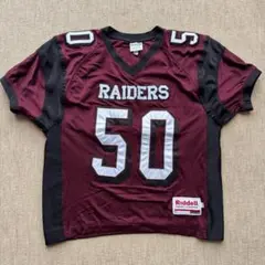 Riddell リデル アメフトジャージ RAIDERS 50 マルーン XL