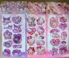 ウォーターシール　キャラクターシール　３シート