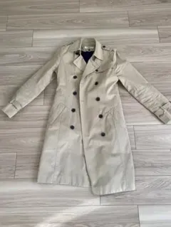 NATURAL BEAUTY BASICベージュ ダブルブレスト トレンチコート