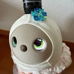 ラボットホーン飾り☆紫陽花(青)のサムネイル
