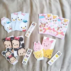 ディズニー ミニ封筒まとめて／ツムツム ディズニー サンスター ポチ袋にも
