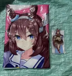 ウマ娘 ミホノブルボン 公式応援タオル オーロラアクリルスタンド