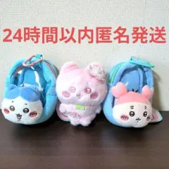 ちいかわ ぬいぱれっと～さくらいろ～マスコット ハチワレ 窓付きおかおミニポーチ
