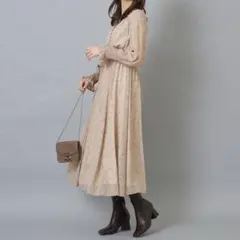 トッコクローゼット　ワンピース　長袖　花柄