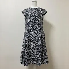 タグ付き　ドゥクラッセ ロングワンピース　春　夏　花　ブラック　ワンピース