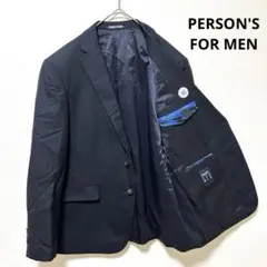【美品】パーソンズフォーメン　テーラードジャケット　スーツ　冠婚葬祭　迷彩
