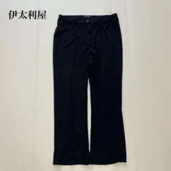 伊太利屋 スラックス カジュアルパンツ 美脚 美シルエット 上品 フォーマル