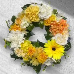 フラワーリース イエロー