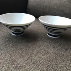 ごはん　茶碗　　ストライプ　2個セット