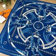 HERMES カシシル　朝の散歩　新品未使用 緊急入荷！】エルメス2023年春夏新作カシシル・ショール朝の散歩